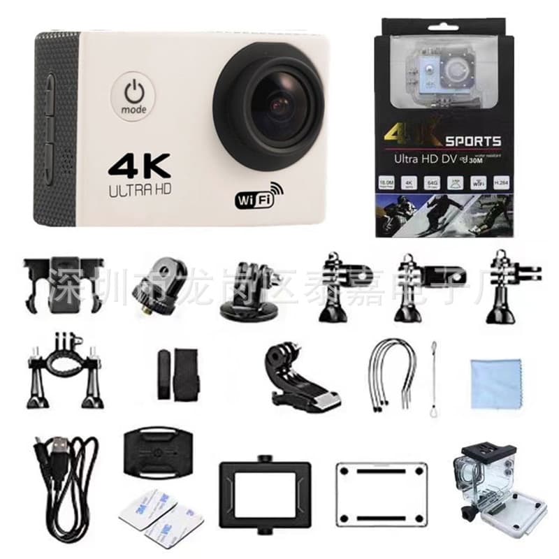 4K Action Camera WiFi Diving Sports Camcorder DV Underwater Camera HD Waterproof Outdoor