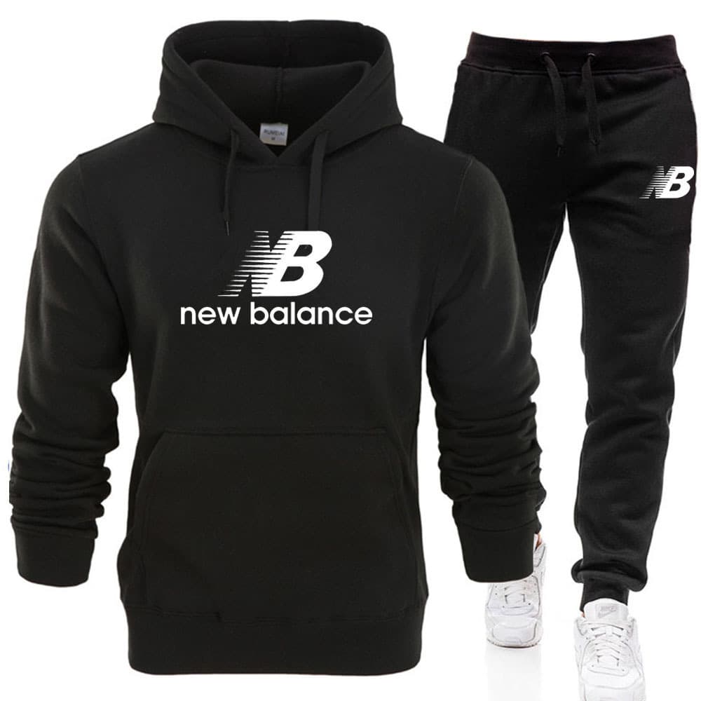 New Men's Hooded Sports Sweatsuit Set Casual Hoodie and Sweatpants Two-Piece Set for Cross-Border AliExpress Amazon