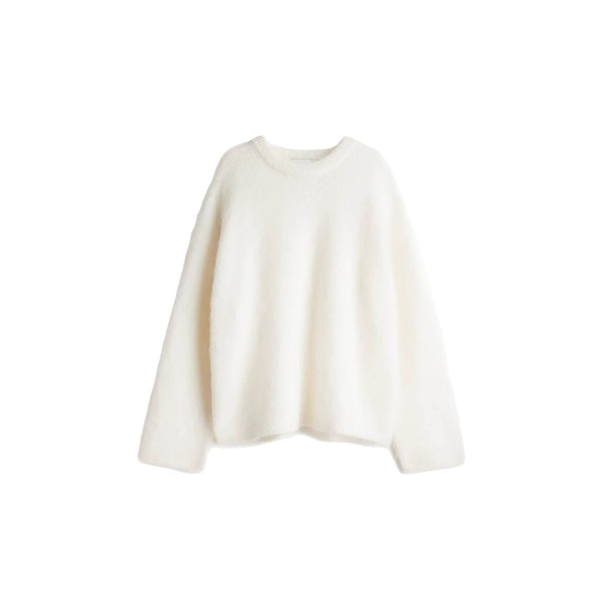 Cross-border European and American Women's Fashion AliExpress Bestseller Long-Sleeve Mohair Loose Casual Soft Round Neck Pullover Sweater
