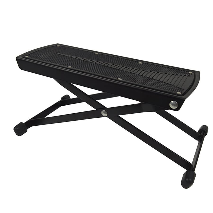 Guitar Pedal Thickened 6-Level Adjustable Guitar Footstool Anti-Slip Panel Folk Guitar Playing Stool