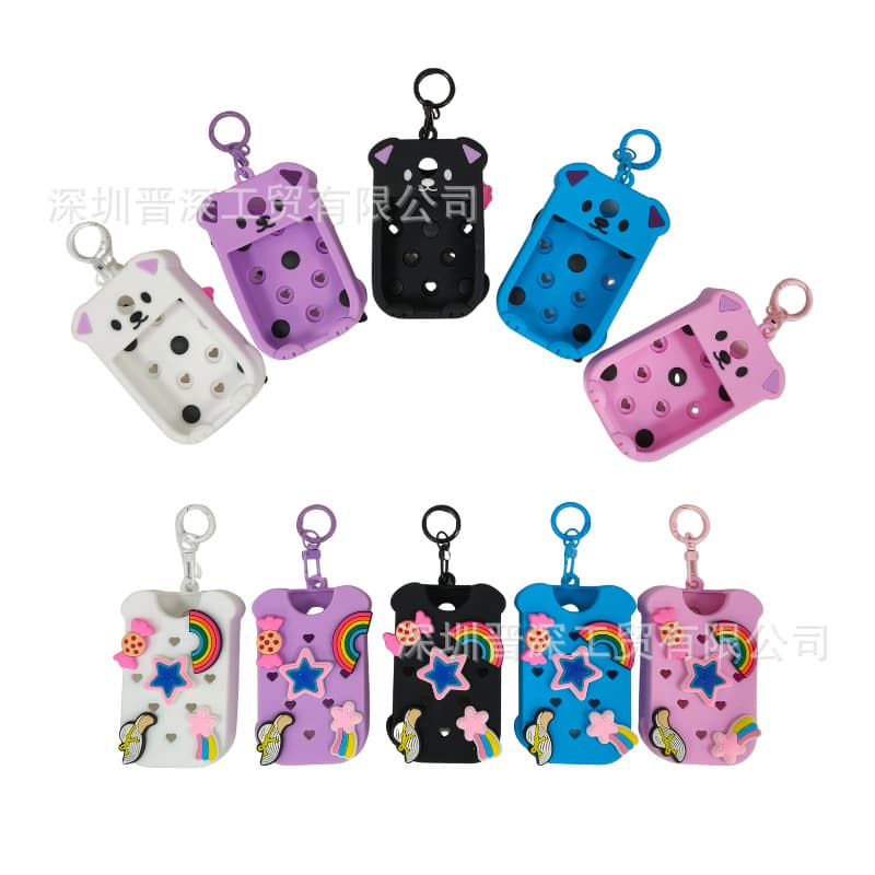 Cross-border New Product Touchland Dog Perfume Case Set, Standable Silicone Perfume Case Spray Bottle Refillable Bottle