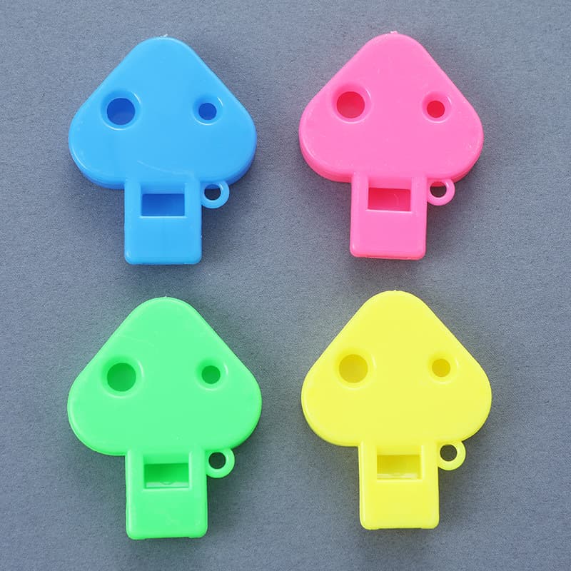 Children's Cartoon Spring Mushroom Whistle, Irregular Triangle Mushroom Whistle Festival Activity Cheering Party Small Toy