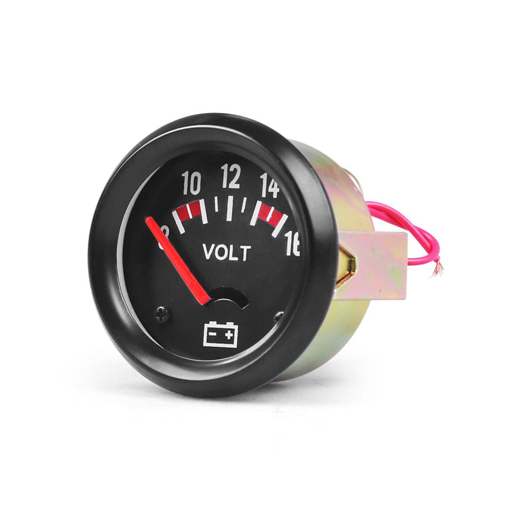 Car Modified Voltmeter 52mm Universal Racing Voltmeter Volt Gauge