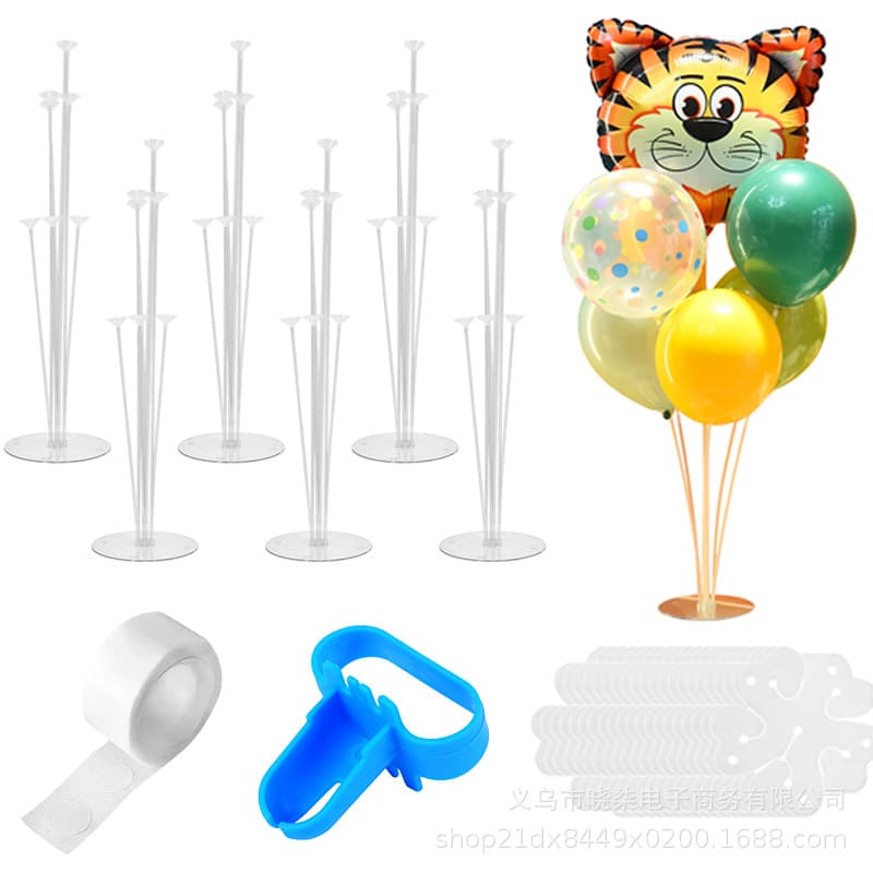 Cross-border Balloon Table Stand Kit Set Birthday Balloon Accessories Party Decoration Column Birthday Decoration