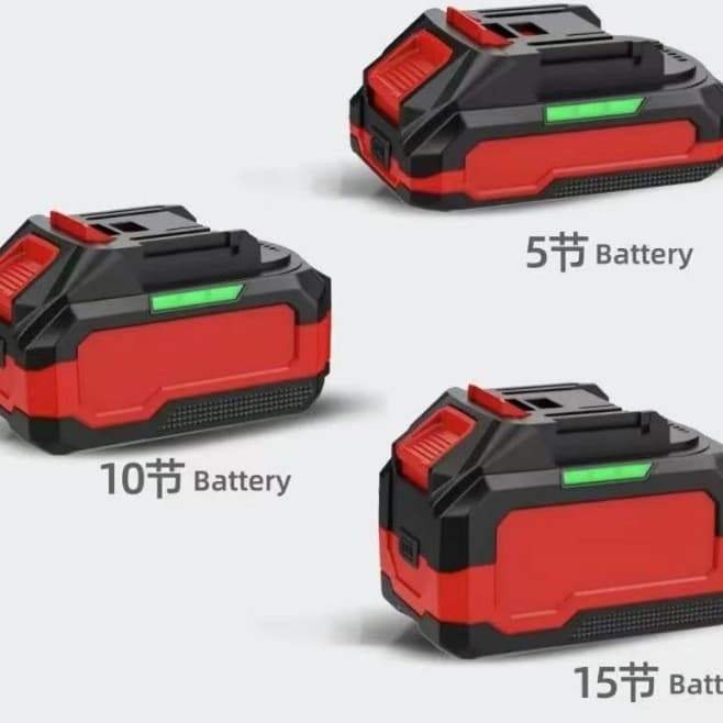 15-Cell Makita Lithium Battery Power Tool Battery Dual-Side Light Soft Rubber Handle Screwdriver Wrench Hand Drill Lithium Battery
