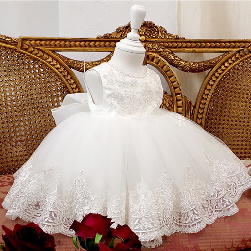 Baby one-year-old dress, Korean version of birthday dress, photo-taking clothes, female princess dress, winter little princess