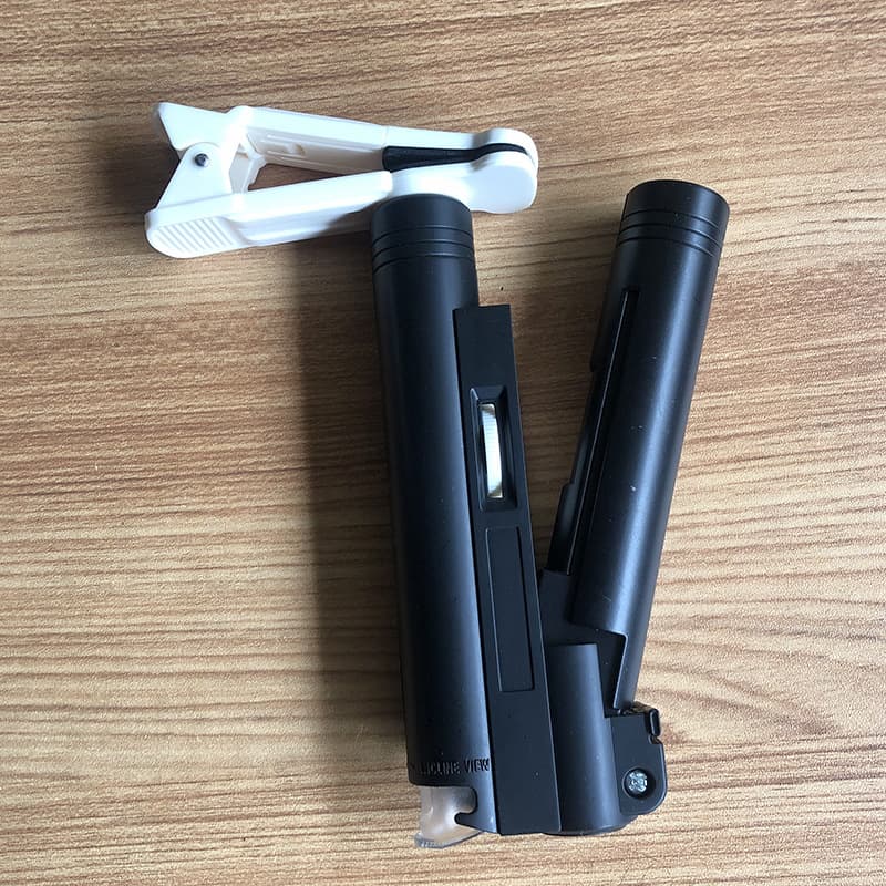 100 times mobile phone clip photo microscope LED light source oblique stand dual-purpose coin stamp printing oil painting magnifying glass