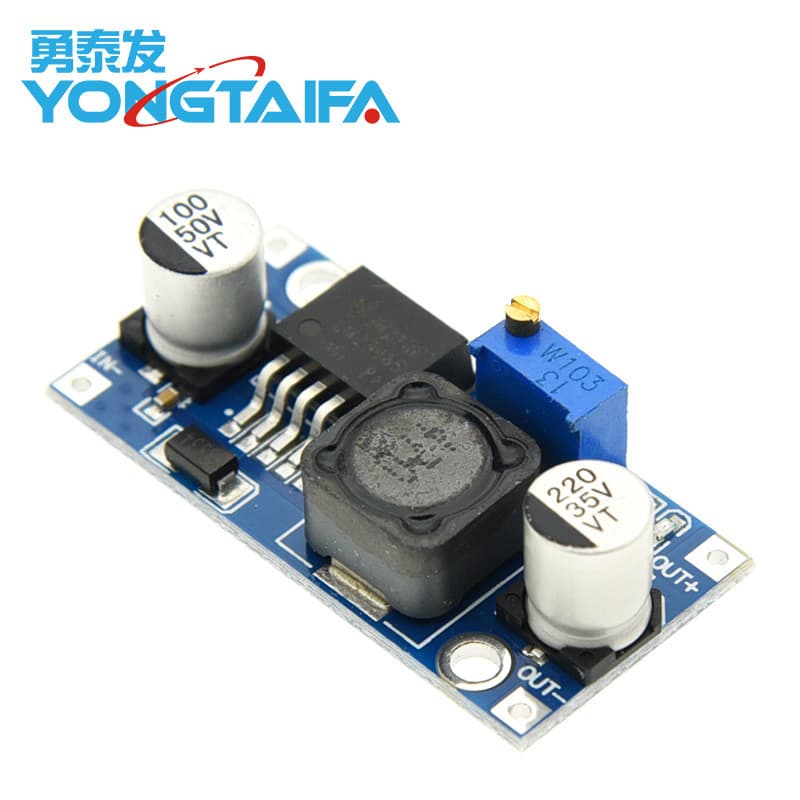 DC-DC Step-Down Power Module 3A Adjustable Buck Module LM2596 Voltage Regulator 24V to 12V 5V 3V