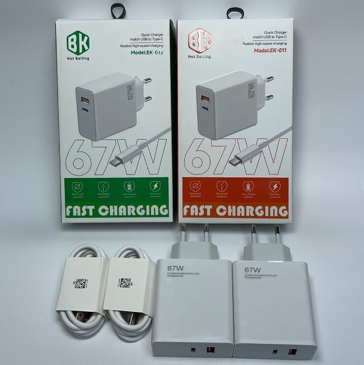 Compatible with Xiaomi 67W Charger EU Fast Charger Redmi Fast Charging Cable 6A Paper-Wrapped Data Cable Model C506 Wholesale