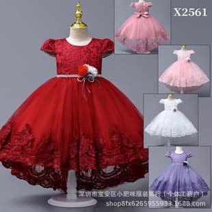 Girls' dresses cross-border Amazon children's clothing