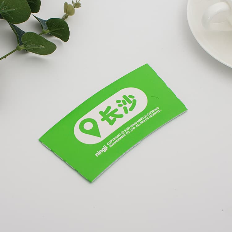 Creative Corrugated Cup Sleeves Wholesale, Heat-Resistant Paper Sleeves for Coffee, Insulating Paper Rings with Logo Printing