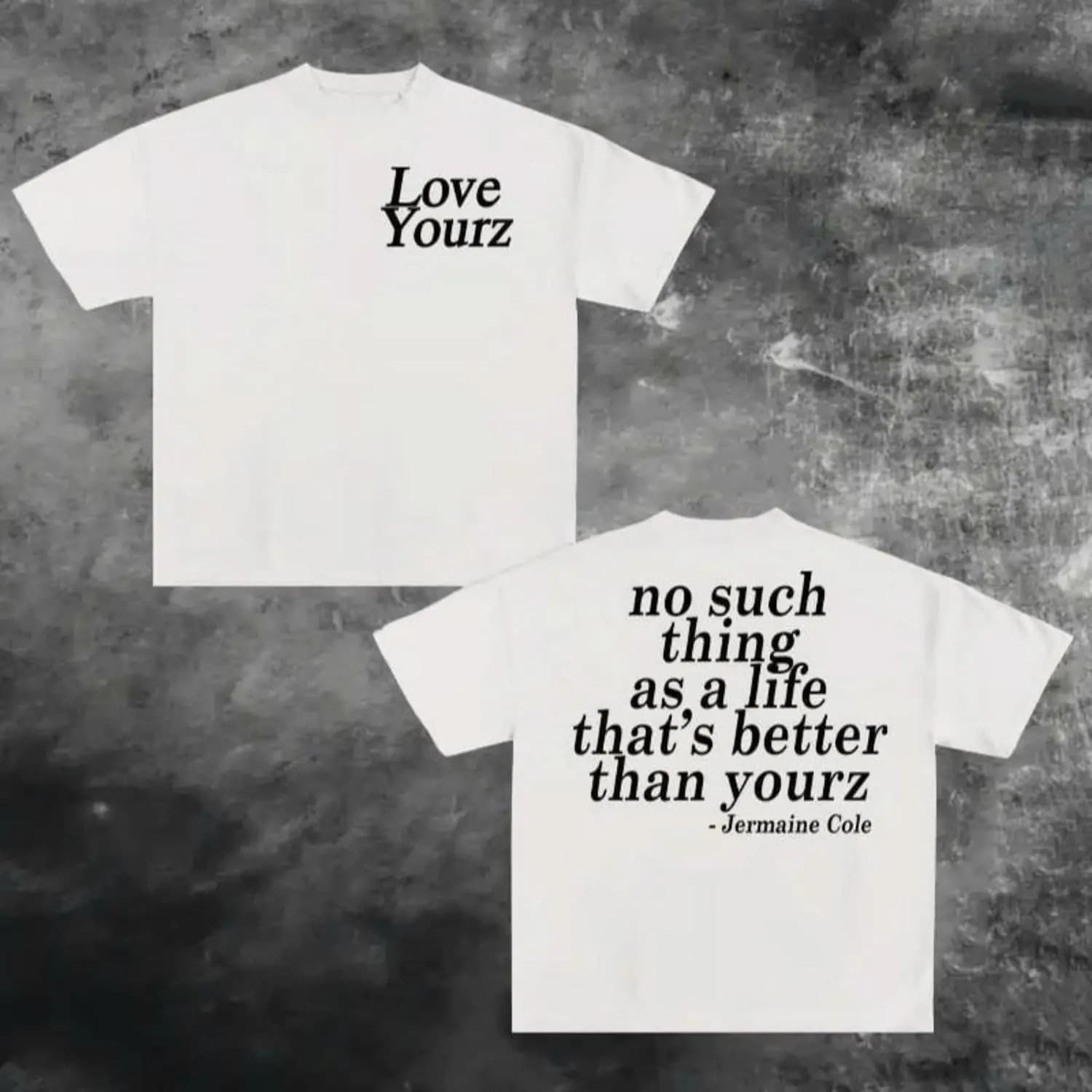 Cross-border Exclusive Pure Cotton Oversized T-Shirt Women J Cole Dreamville Love Yo