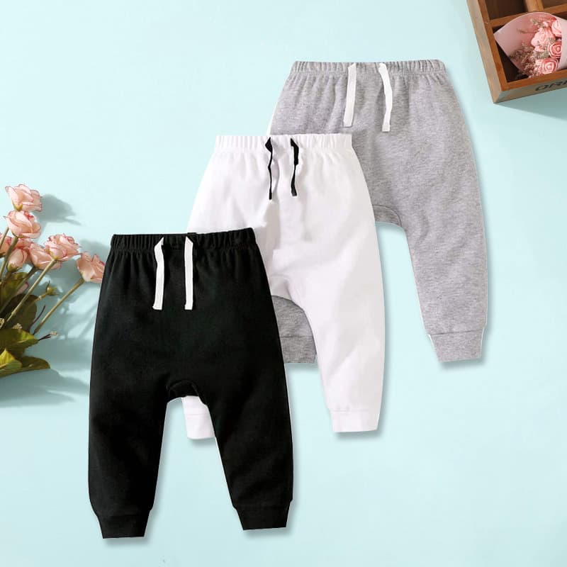 Factory Wholesale Baby Big Butt Pants, Infant Casual Long Pants, Boys and Girls Harem Pants, Viral Hot Style