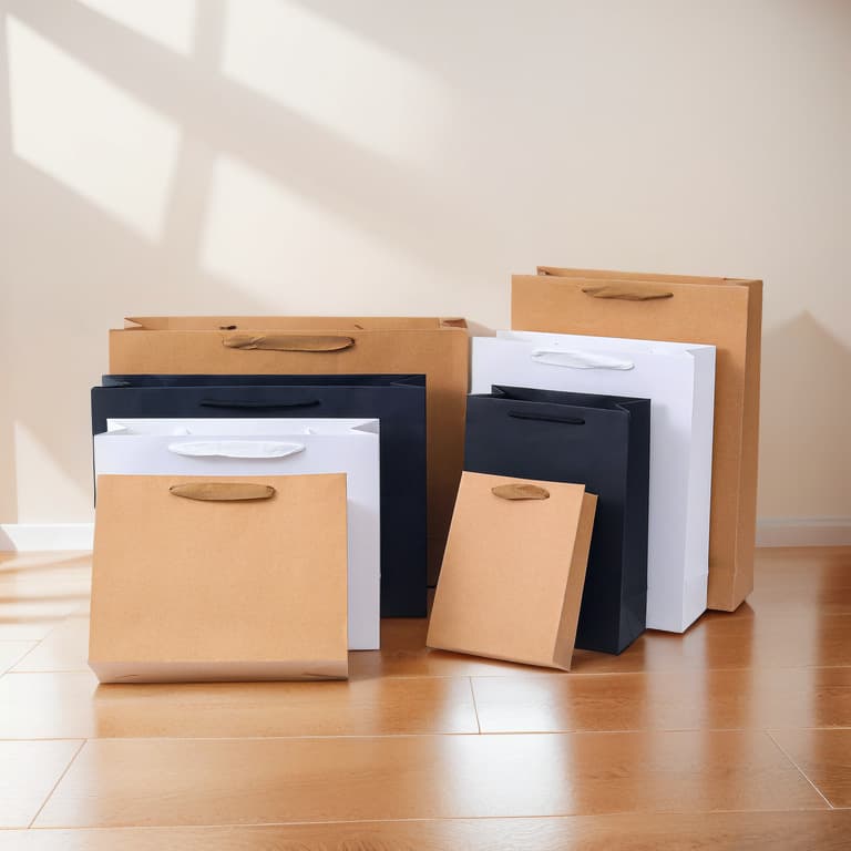 Thickened Shopping Bags for Clothing Stores, Enterprise Eyewear Store Packaging Bags, Valentine's Day Gift Paper Bags