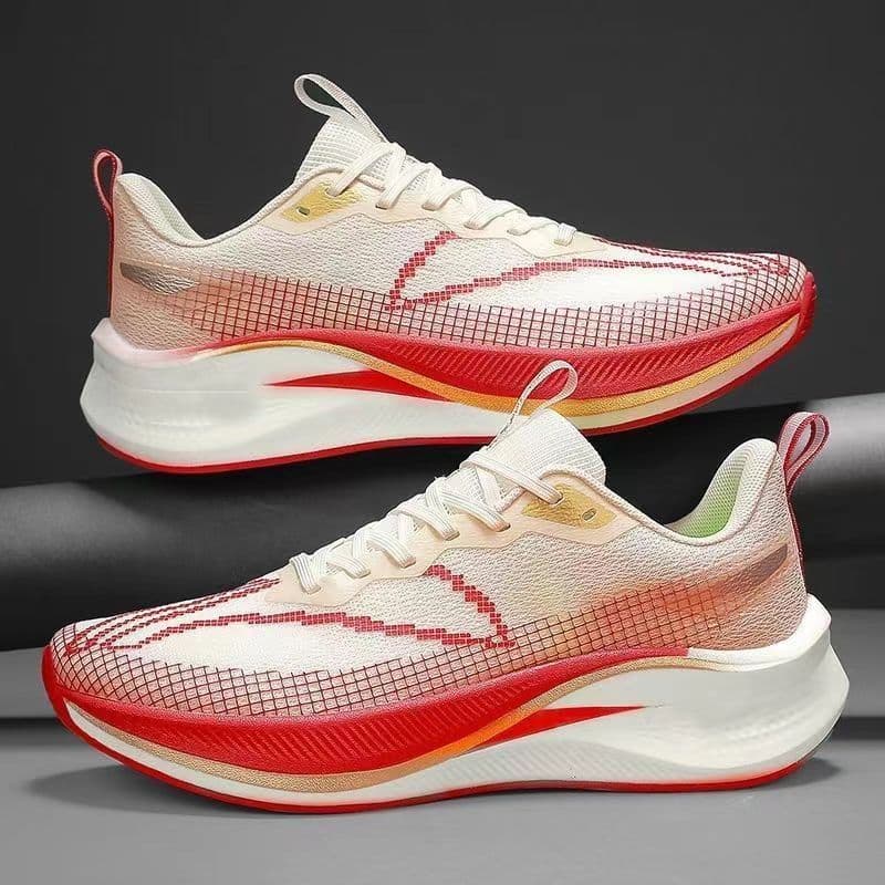 Wholesale Sports Shoes for Export, Spring/Summer Fashion Trend Running Shoes, Thick Sole, Bounce, Comfortable, Flyknit Breathable Men's Shoes
