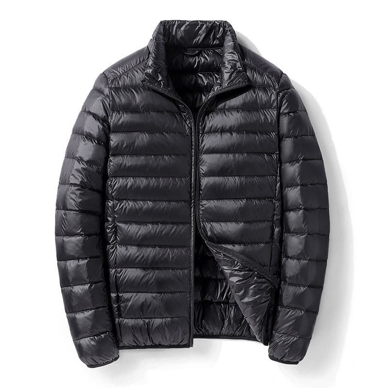 Lightweight Down Cotton Jacket Men 2025 New Style Short Korean Casual Warm Coat Double-layer Quilted Cotton