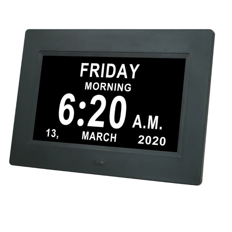 Low-Cost Gift 7-Inch 8-Inch Clock Machine Amazon Alarm Clock LED Screen Medication Reminder for Elderly High Volume Multi-Language