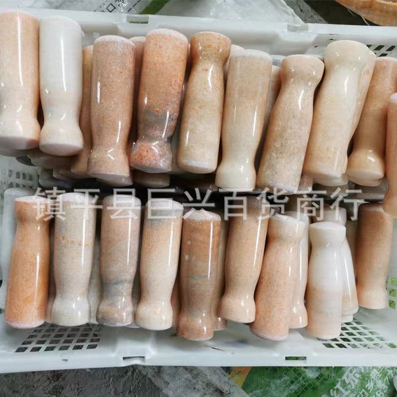 Natural Stone Mortar and Pestle Garlic Crusher Medicine Grinder Kitchen Home Garlic Peeler Grinder Garlic Masher Crusher