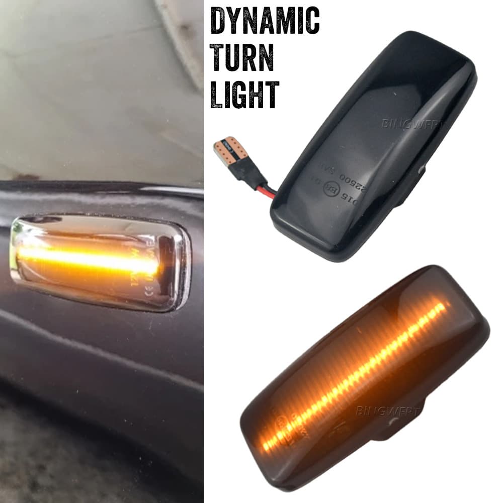 LED Sequential Turn Signal Side Marker Light for Nissan Sylphy Teana Bluebird Fender Modification