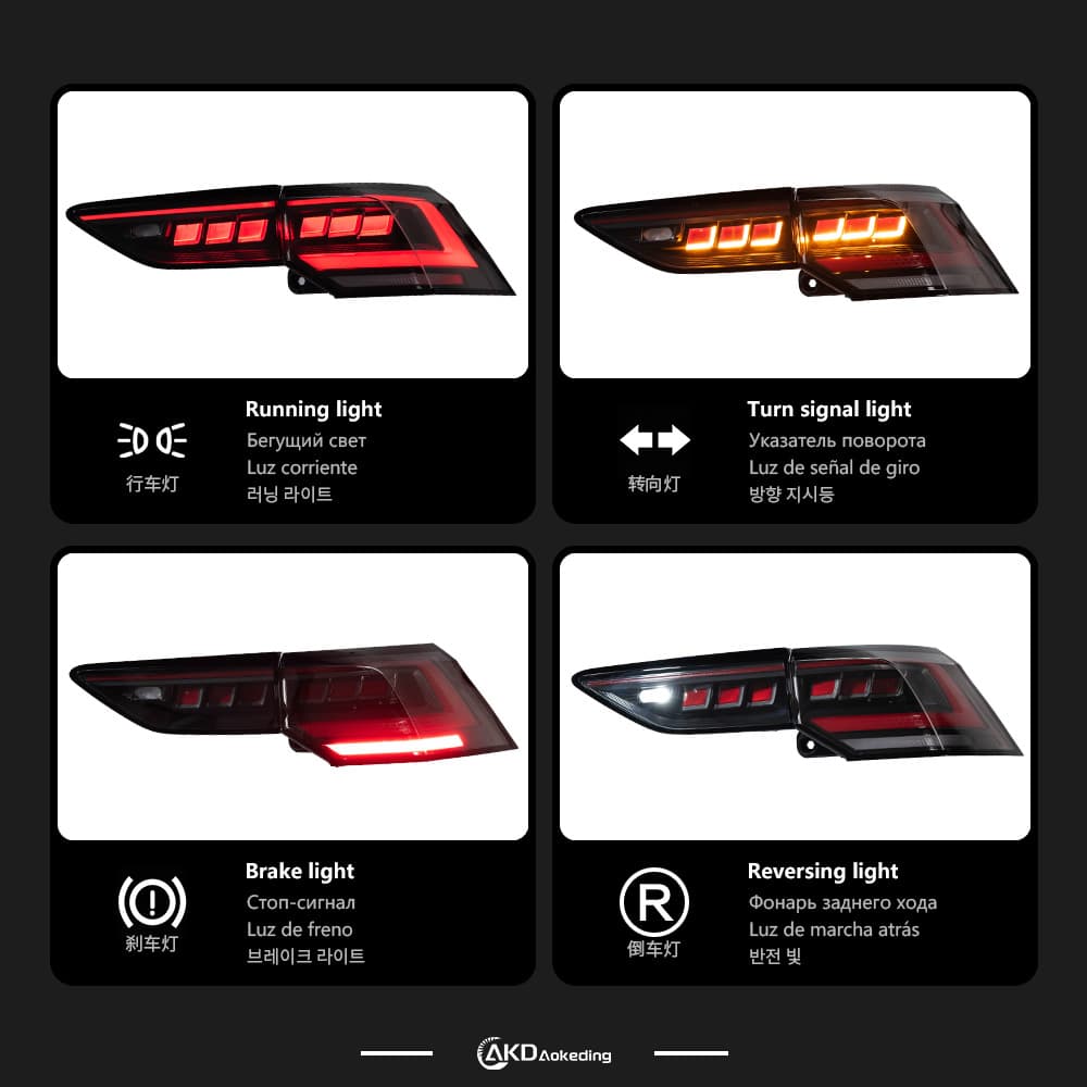For Volkswagen Golf 8 to 8.5 Tail Light Upgrade Assembly Flowing Turn Signal LED Driving Light MK8/8.5