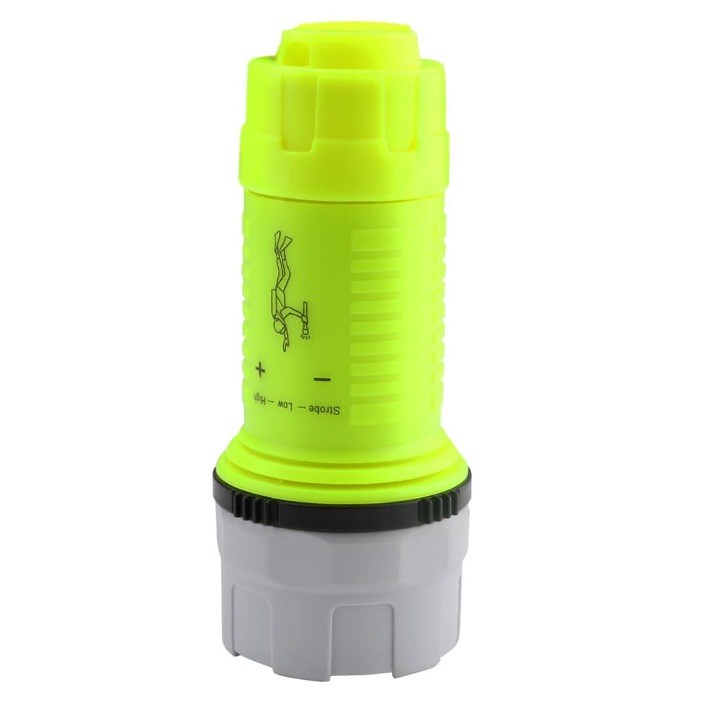 Underwater Handheld Waterproof Deep Diving Light Tool with 3 Modes Rotary Switch High-Power Diving Flashlight