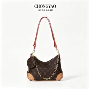 Cross-border 2026 New Women's Bag Horn Bag Shoulder Crossbody Bag Dumpling Bag Premium European and American Retro Monogram Bag