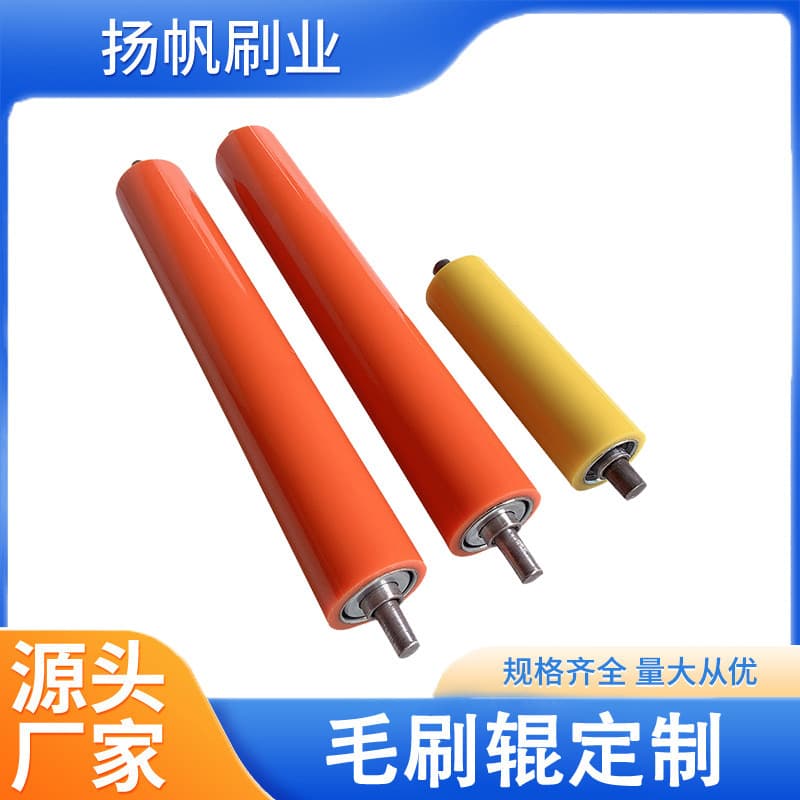 Rubber roller refurbished polyurethane rubber roller wear-resistant, pressure-resistant, not easy to degumming, high-temperature resistant silicone rubber roller, anti-static rubber roller