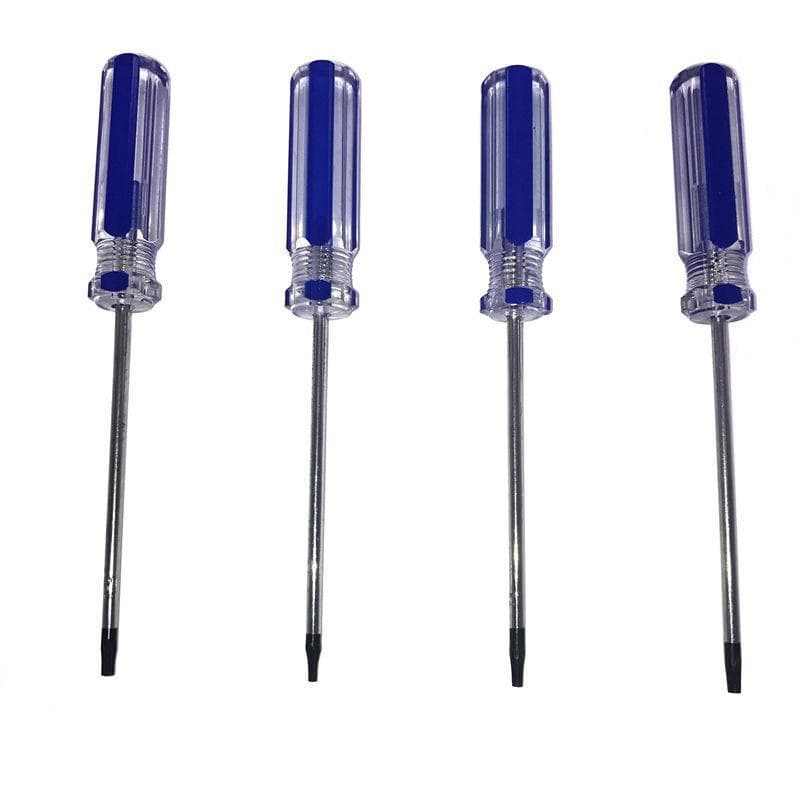 Manual Star-shaped T8/T10 Screwdriver Bit with Hole, External Hex Screwdriver Cross Screw Tool