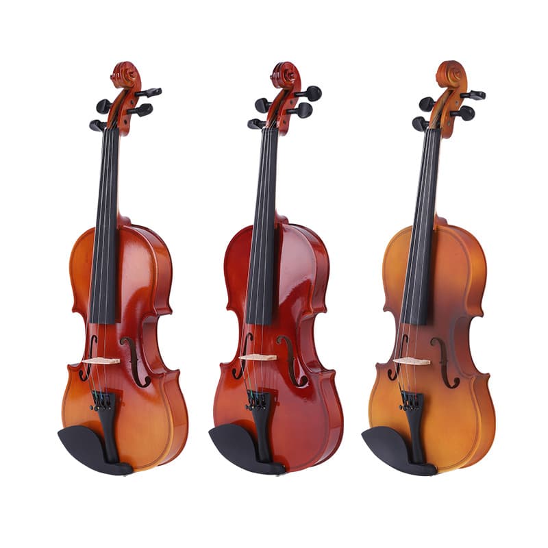 Student Children Beginner Adult Violin 4/4 with Triangle Case Aulis Solid Wood Beginner Violin