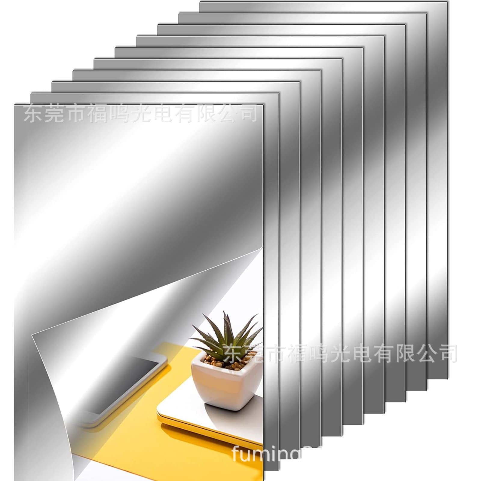 Manufacturer dropshipping flexible mirror non-glass mirror wall sticker acrylic square mirror home decoration mirror sticker
