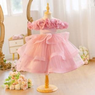 New Princess Dress for Little Girls, Tutu Dress for Kids Birthday Party, Piano Performance, Cake Dress Wholesale