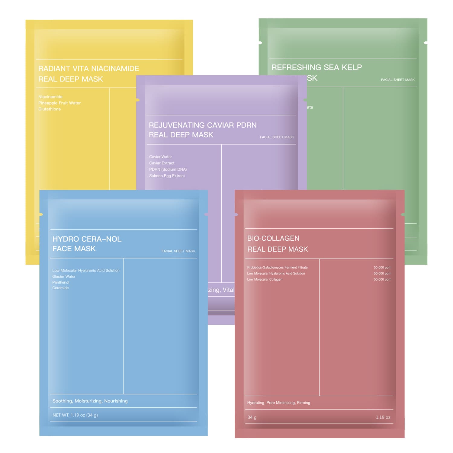 Korean Biod Mask Similar to the Deep Collagen Mask Bio Collagen-Real Deep Mask
