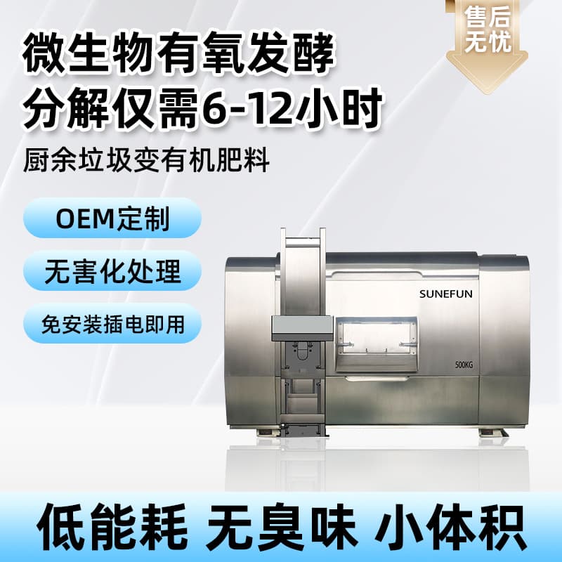 Commercial Garbage Processing Machine, Kitchen Waste Processor, Sanyi Quanfang SUNEFUN Biodegradable Large Kitchen Waste Machine