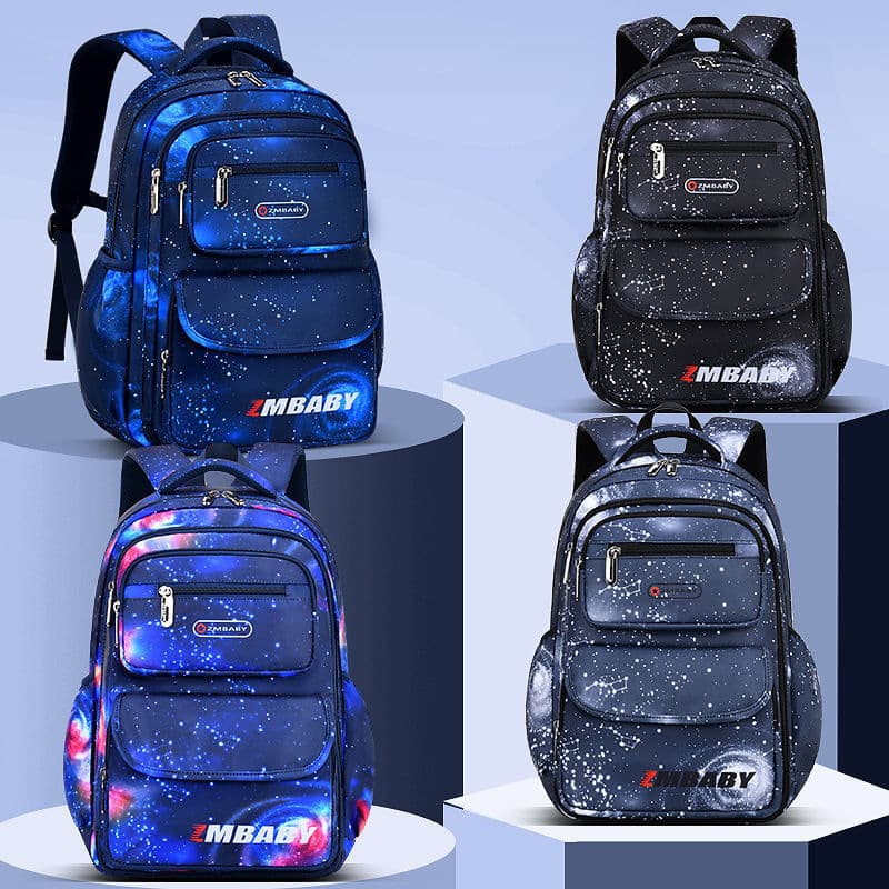 Wholesale New Starry Sky Kids School Backpack for Boys Grades 1-3-6, Stain-Resistant Double Shoulder Bag School Bag
