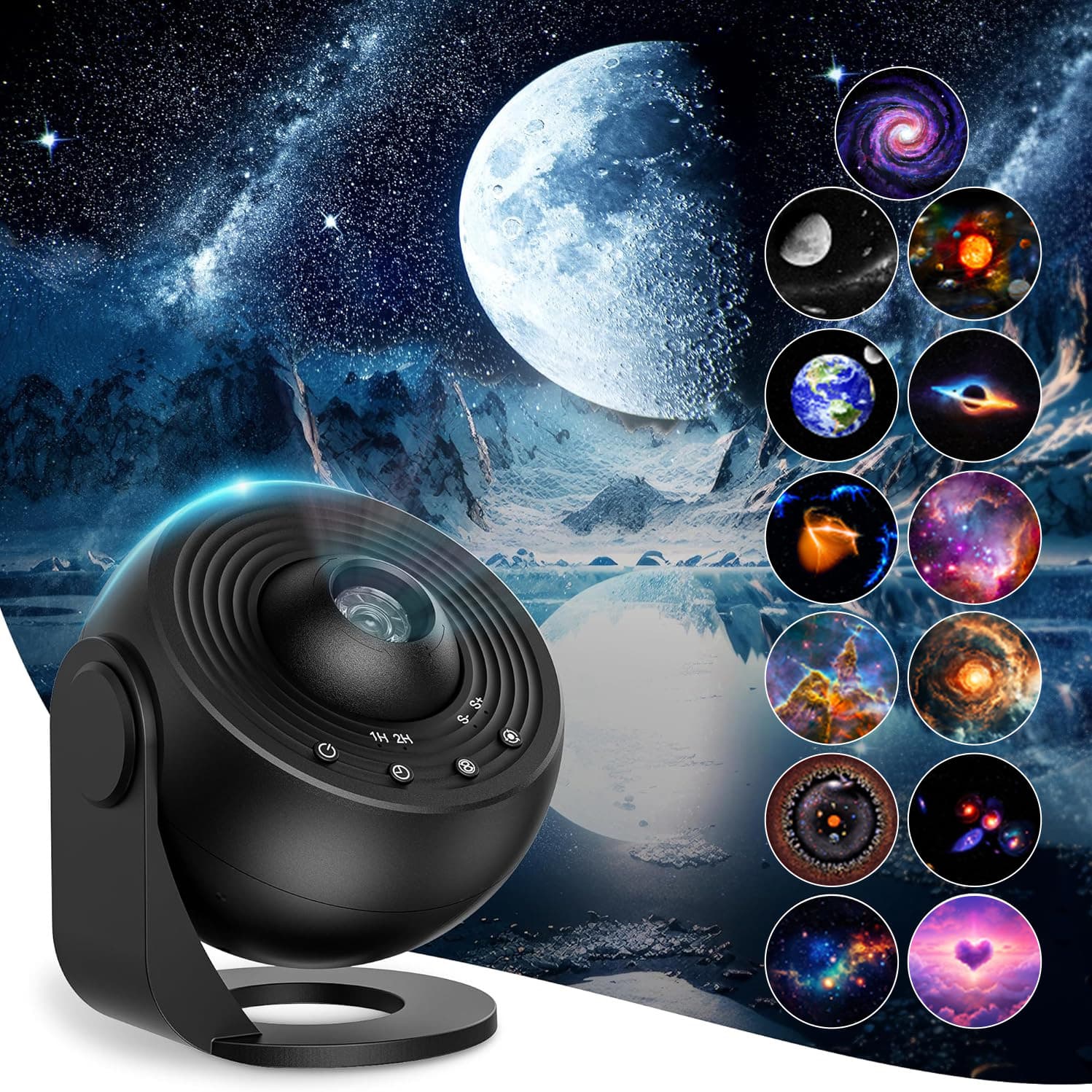 2025 New Globe Pro Starry Sky Projector, Cross-border Dynamic Focus Adjustment Premium Atmosphere Lamp