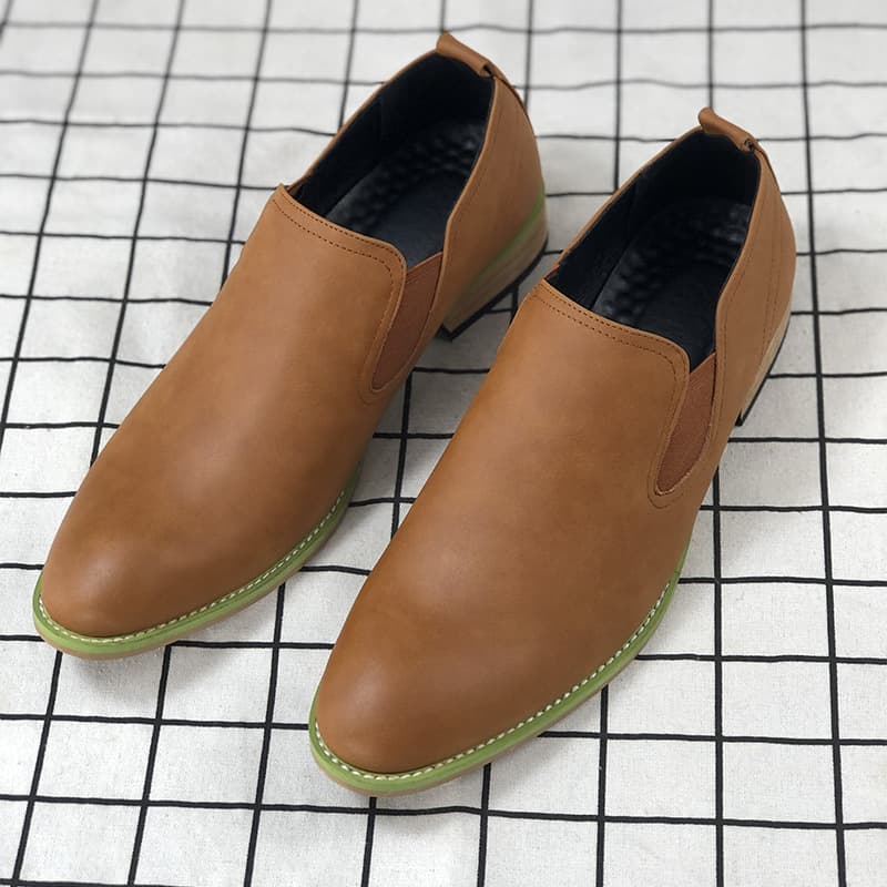 2025 Spring Summer New Loafers Men's Casual Simple Daily Shoes Pointed Toe Men's Shoes Factory Direct Drop Shipping