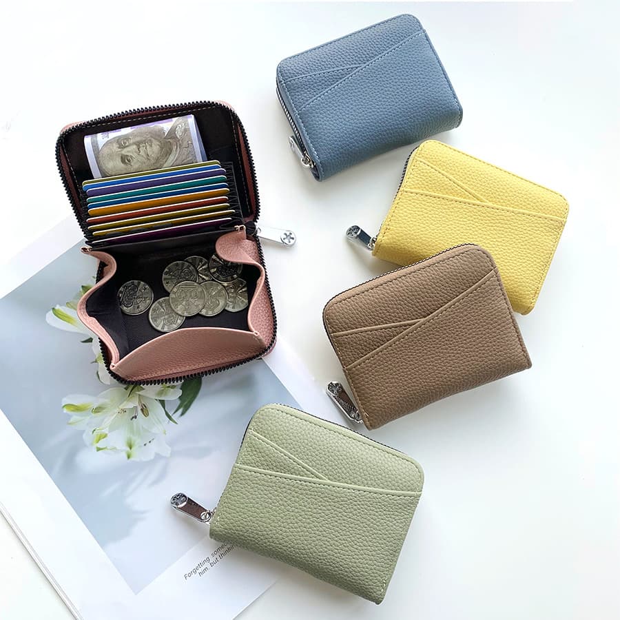 Japanese-style Accordion Card Holder Multi-slot Women's Coin Purse Japanese Small Wallet INS Simple Large Capacity Cross-border WALLET
