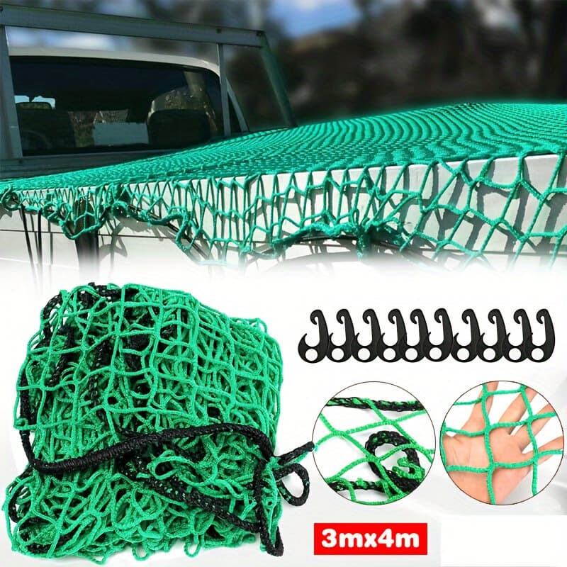 Cross-Border Exclusive Trailer Net Vehicle Pickup Truck Cargo Cover Safety Anti-Falling Overlay Trailer Net