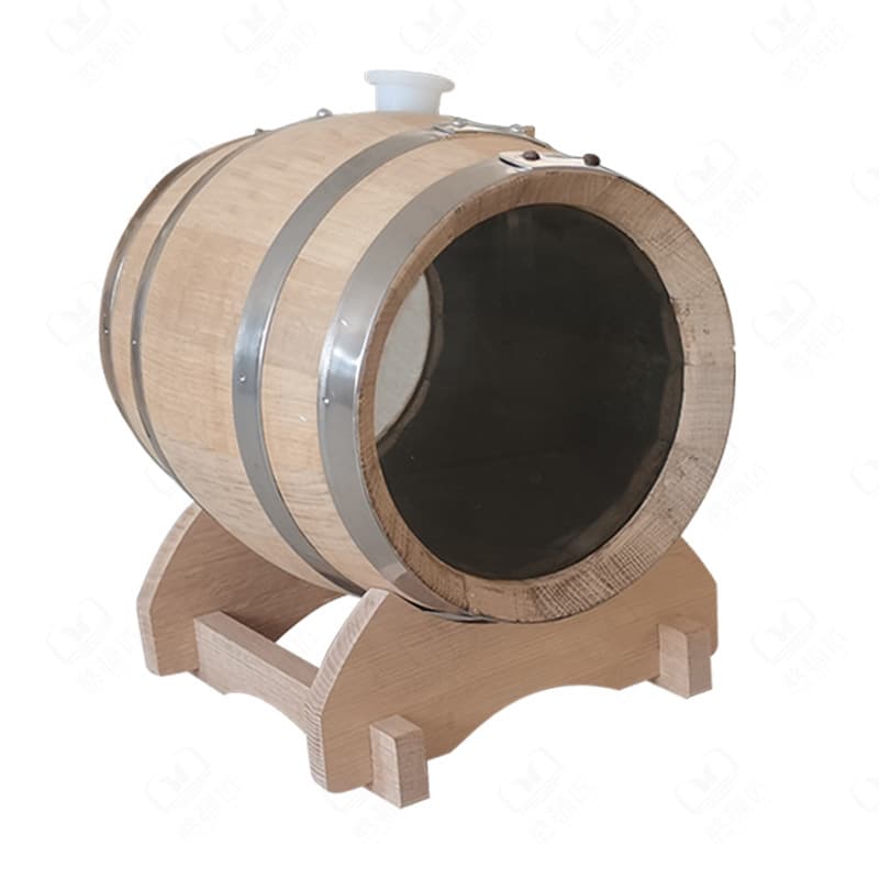 Direct Wholesale from Manufacturer: High-End Home Use Transparent Handmade Oak Barrel for Brewing in 3L/5L Sizes