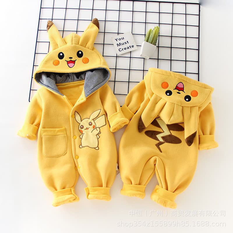 Trendy Baby Romper Spring Autumn Winter Cute Thick Bodysuit for Newborn Boys Girls