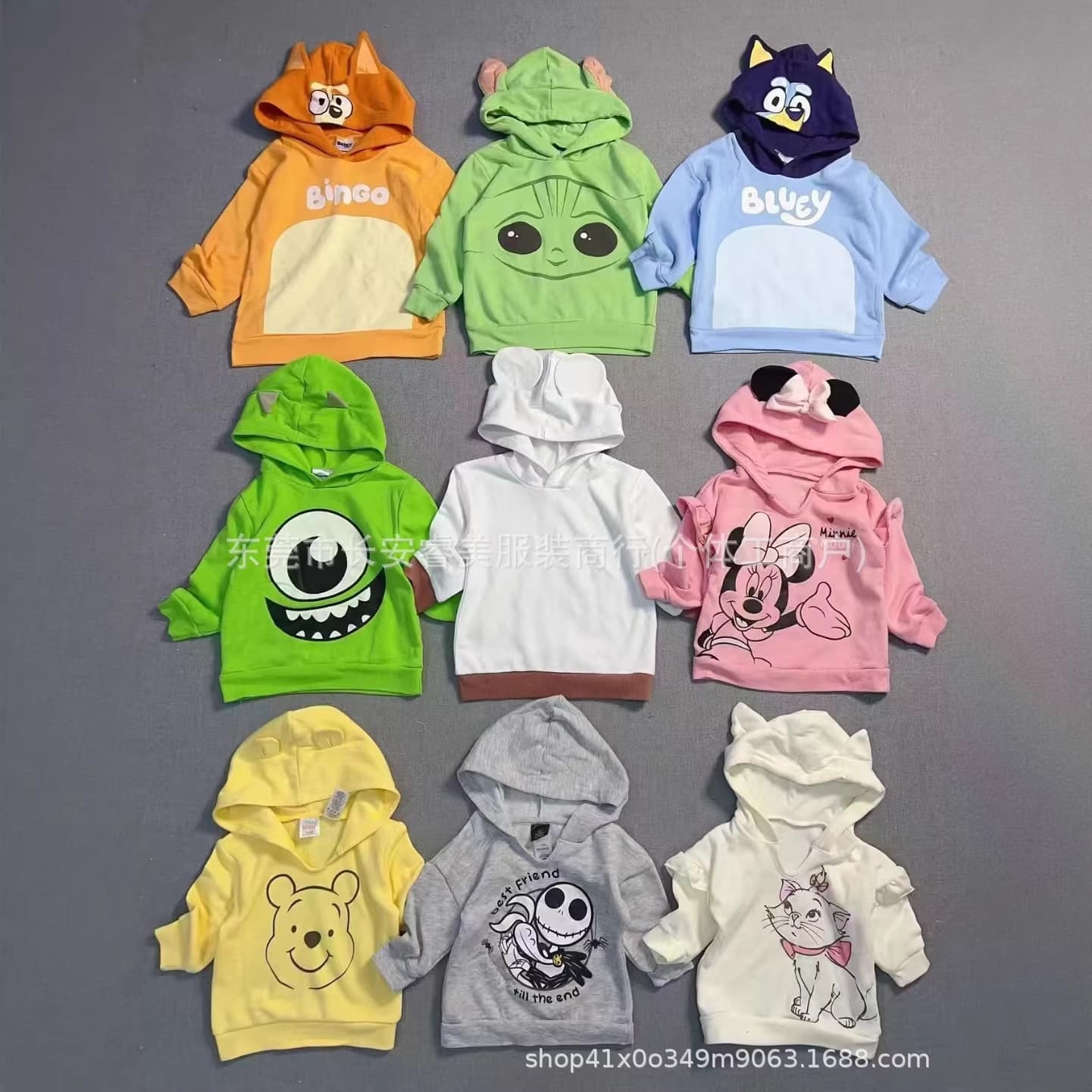 Patpat Cross-Border New Disney Anime 3D Hoodie Cosplay Kids Hoodie Autumn Winter
