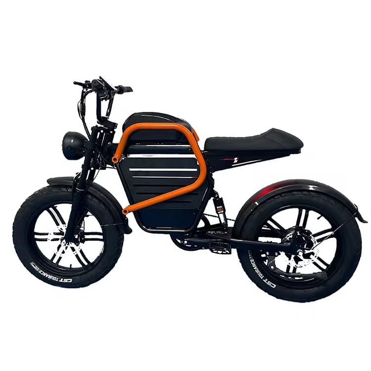 60V Wide Tire 20Ah Lithium Battery Adult Electric Motorcycle EU US Market