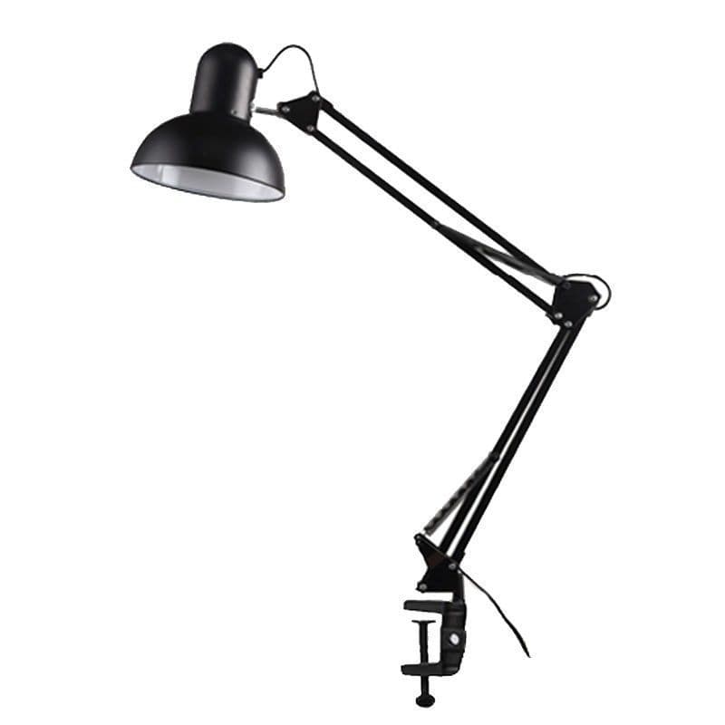 LED long-arm 37cm folding desk lamp clip, suitable for study, work, nail art, eyelash extensions, repair, painting, tattooing, and permanent makeup wholesale.