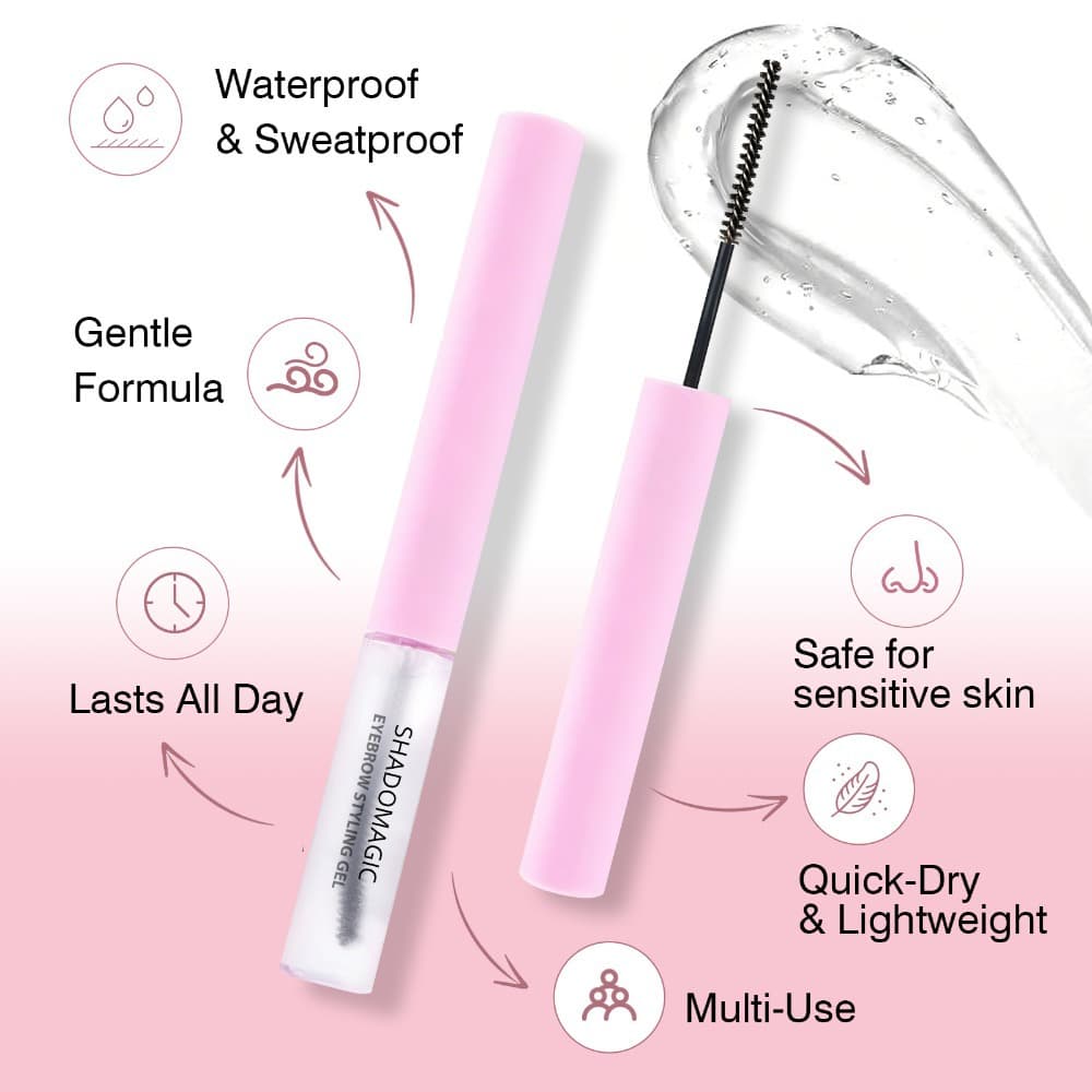 Eyebrow Setting Gel Long-Lasting Clear Gel Waterproof Sweatproof Oil-Proof Non-Whitening