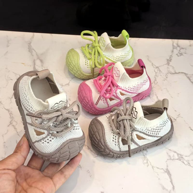Knitted Baby Walking Shoes Hole Shoes Summer Sandals Toddler Shoes Infant Boys Girls Shoes Breathable Sports