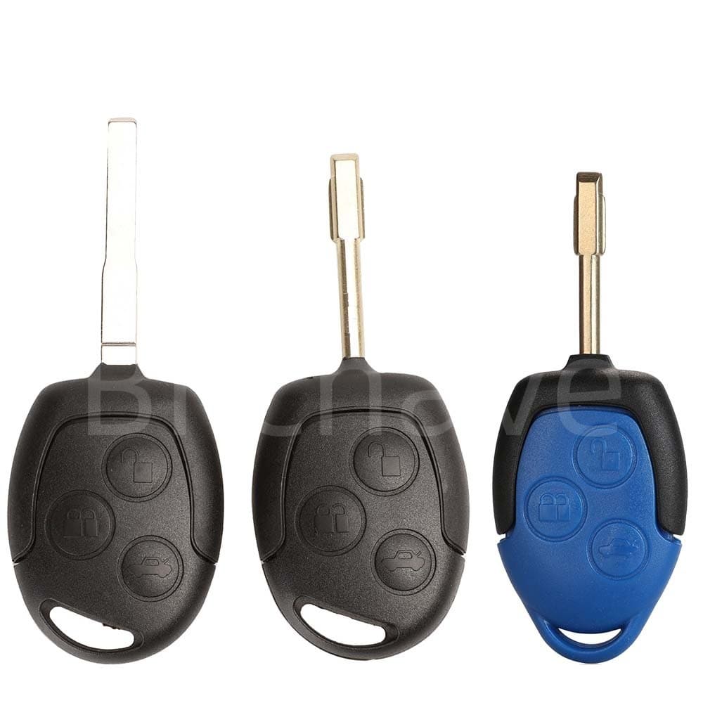 Replacement Shell for Ford Mondeo Transit and Other Cars Straight Remote Key Case 2/3/4 Buttons