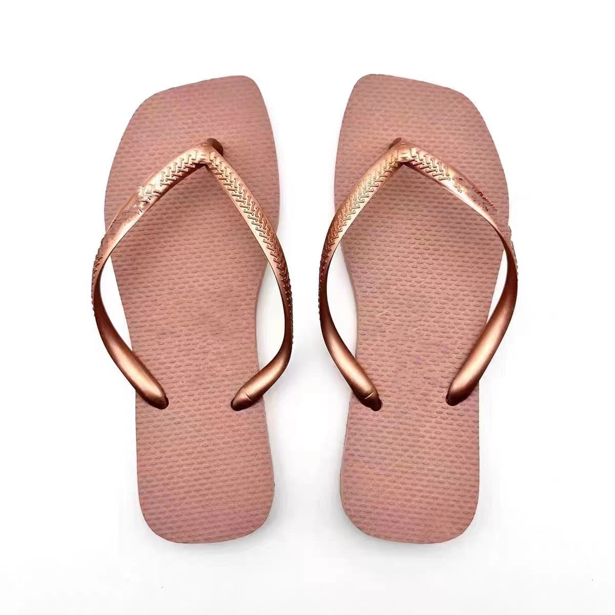 havaianas material slippers Havana material beach slippers custom logo