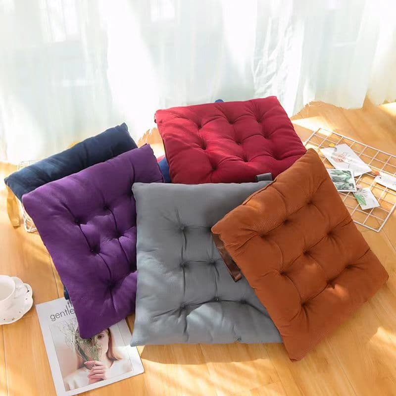 Thick Plush Seat Cushion for Winter Warmth, Non-Slip for Office Chairs, Car Seats, Sofas, Dining Chairs, Round and Square Stool Cushions