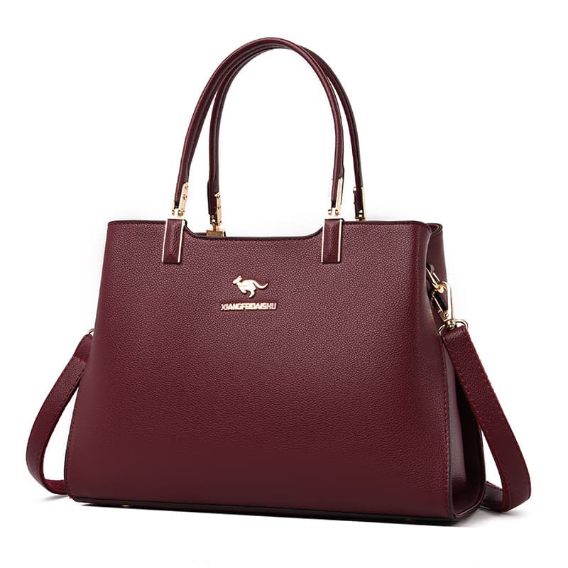 2021 New Women's Handbag Simple Fashion Middle-Aged and Elderly Mom Shoulder Crossbody Bag Mother-in-Law Handbag Large Bag