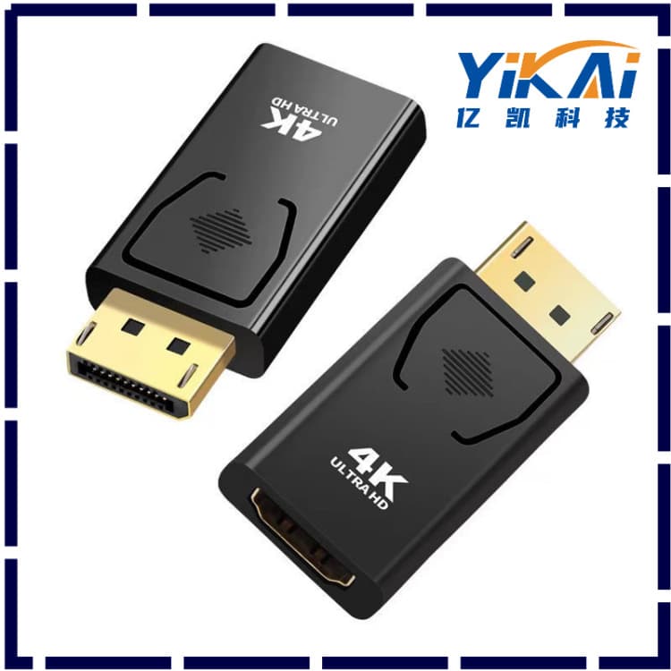 DP to HD adapter, DisplayPort interface to TV/monitor converter, 4K DP to HD